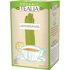 Tealia Organic Lemongrass (20 Envelope Tea Bags) 40g
